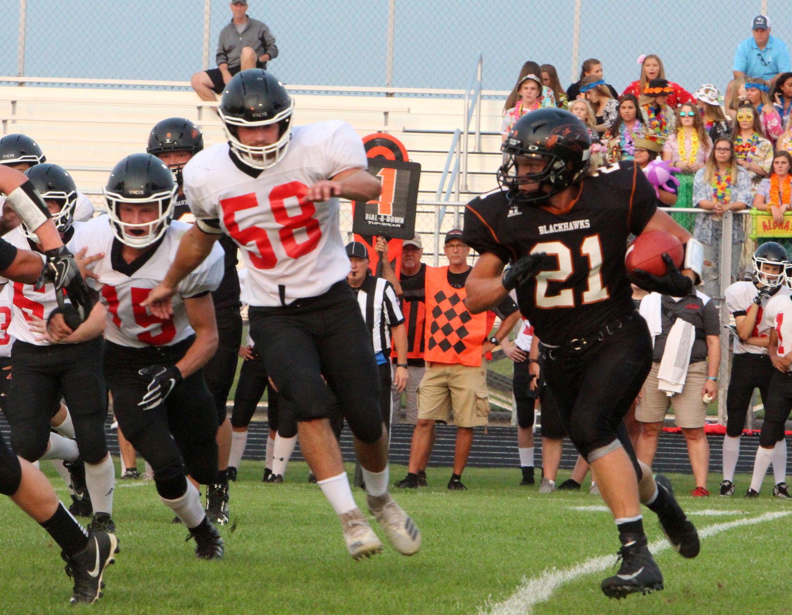 Somerset at Bloomer football 8-17-18